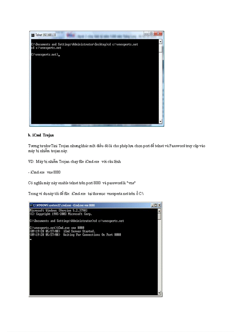 image for page Niệm cơ bản về Trojan và Backdoo