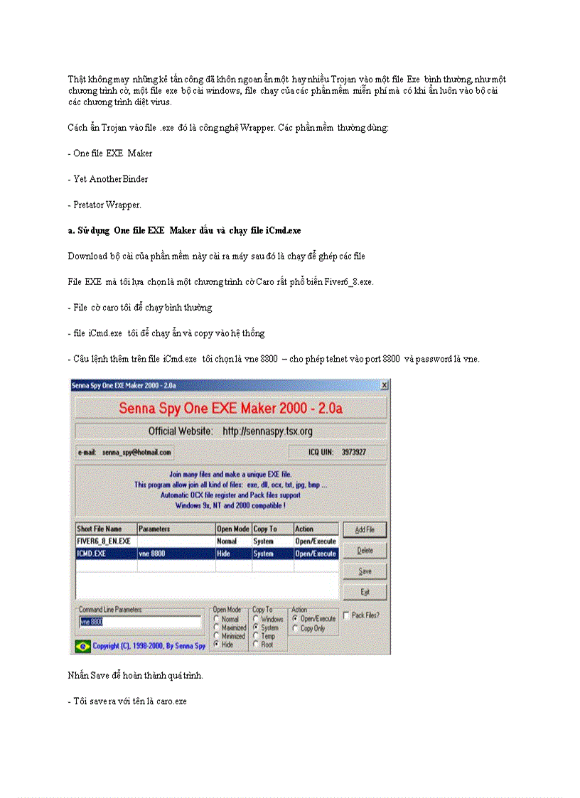 image for page Niệm cơ bản về Trojan và Backdoo