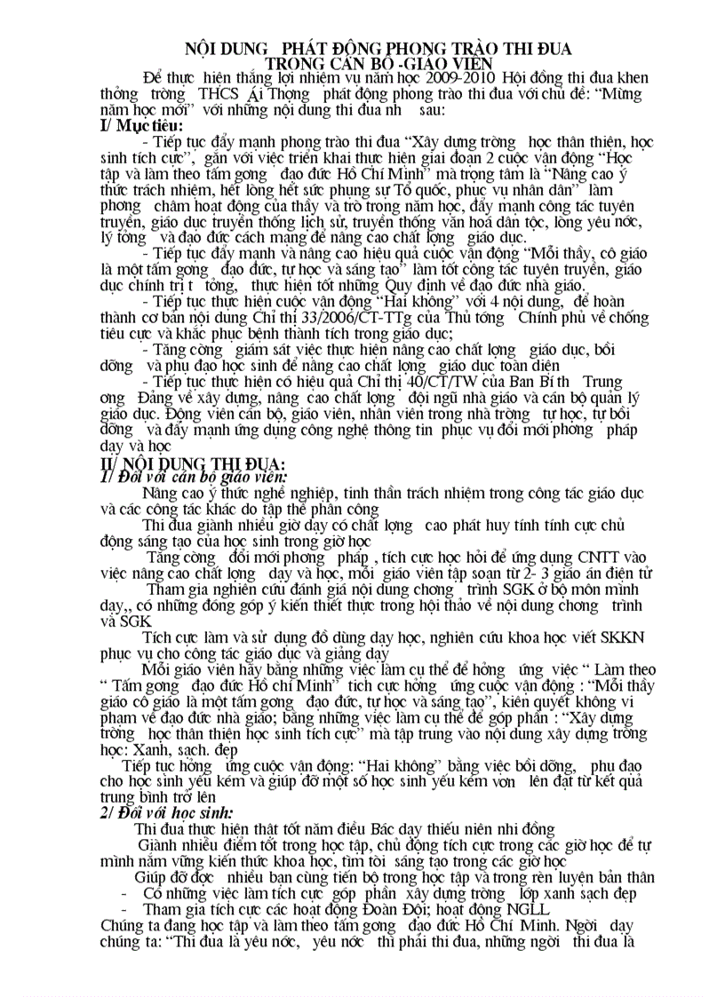 image for page Noi dung phat dong thi dua trong le khai giang