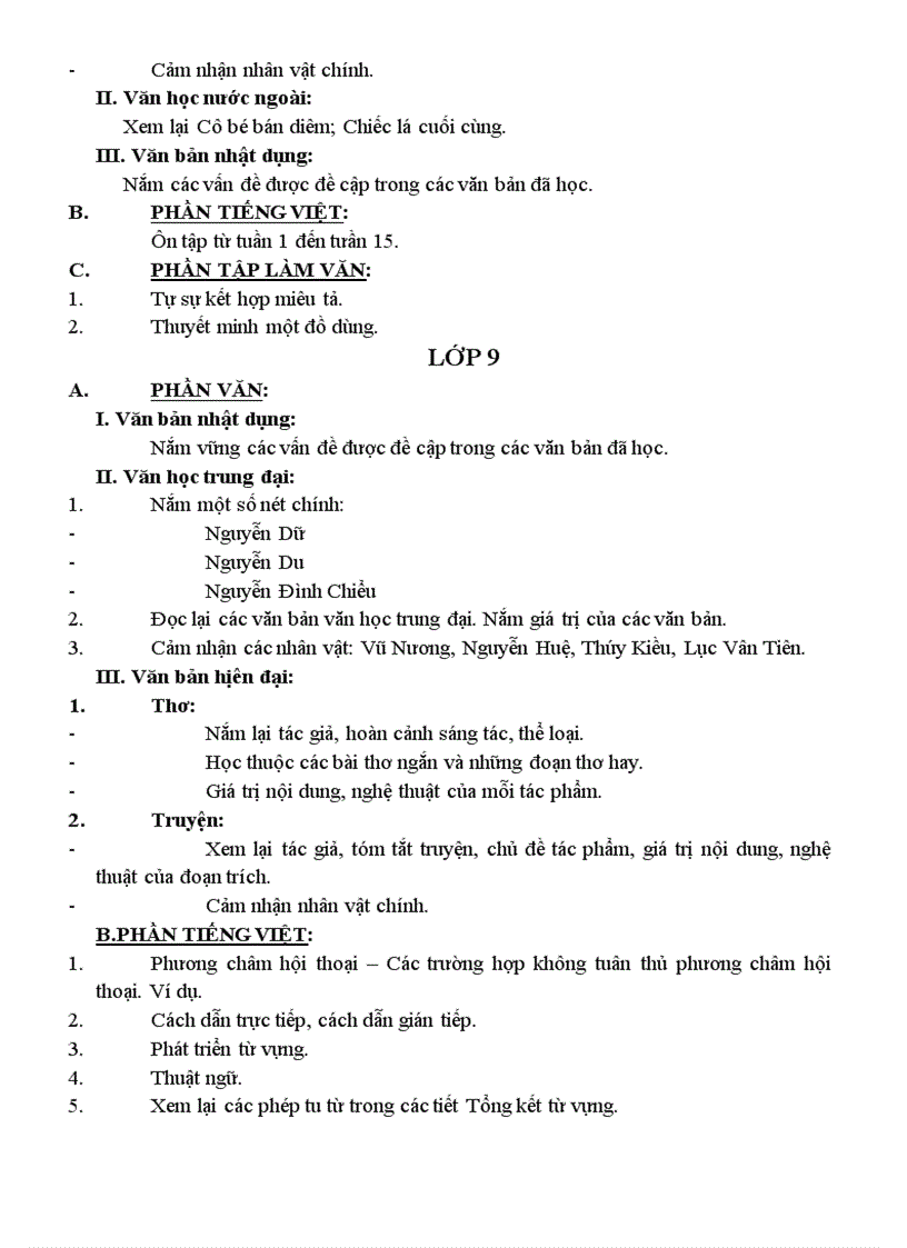 image for page Noi dung thi hoc ki i thcs nam hoc 2009 2010