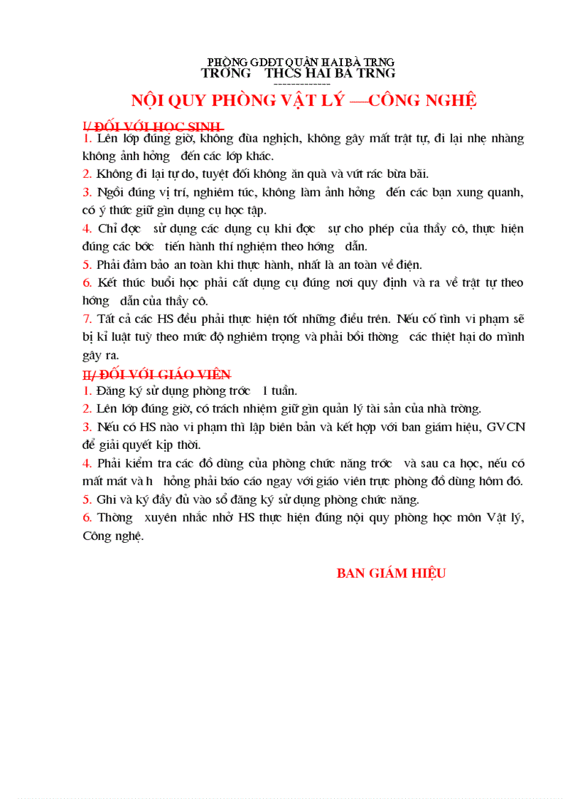 image for page Nội qui Phòng Vật lý CN
