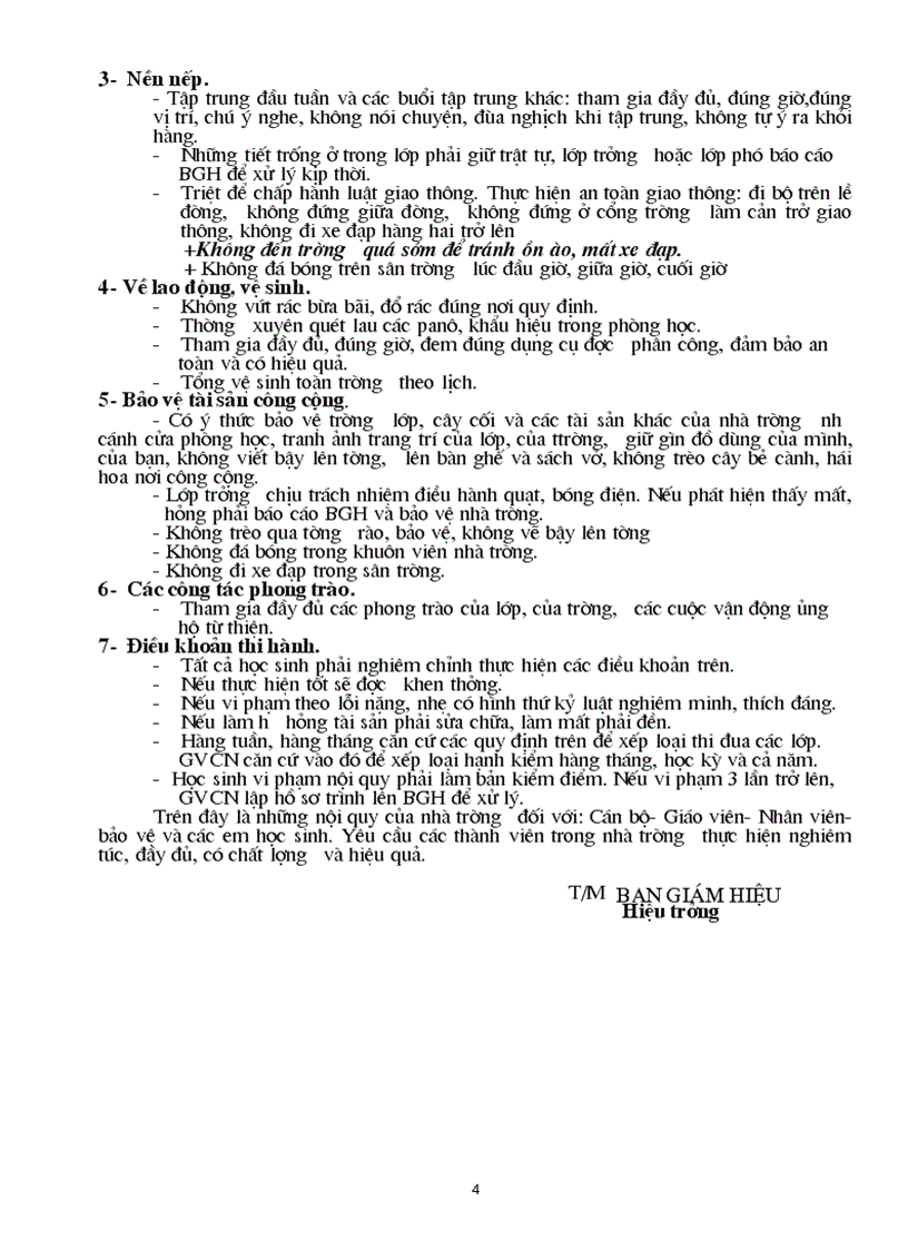 image for page Noi quy nha truong cuc hot