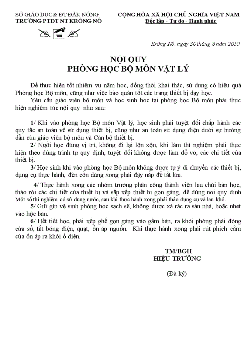 image for page Noi quy phong hoc bo mon