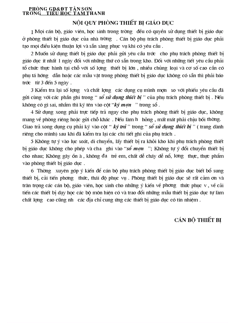 image for page Noi quy phong thu vien thiet bi