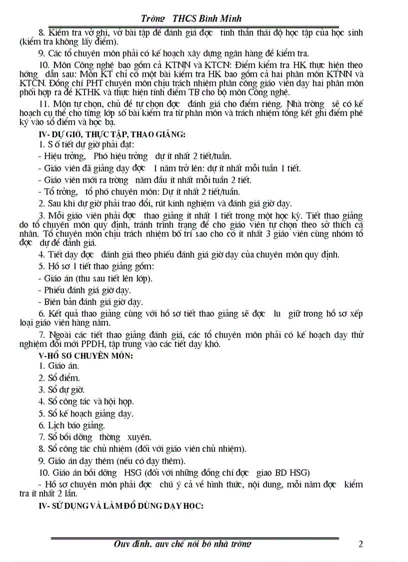 image for page Noi quy quy che noi bo truong hoc Hot