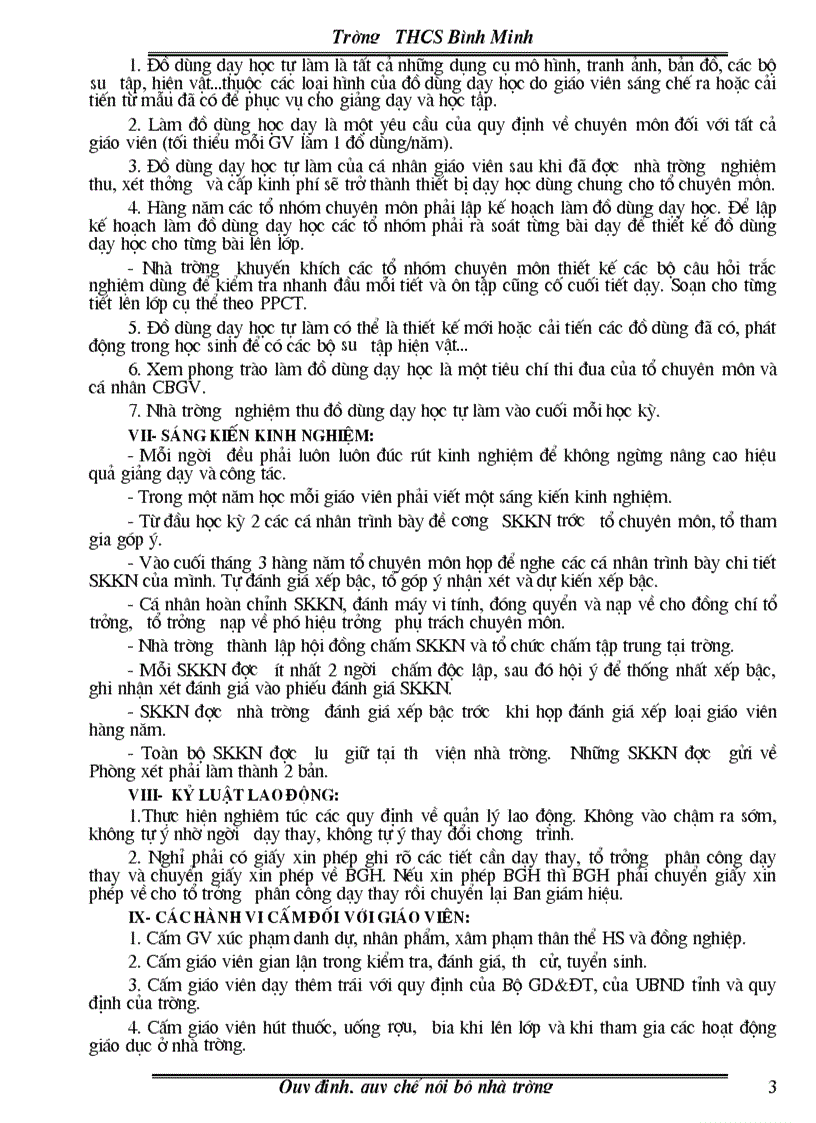 image for page Noi quy quy che noi bo truong hoc Hot