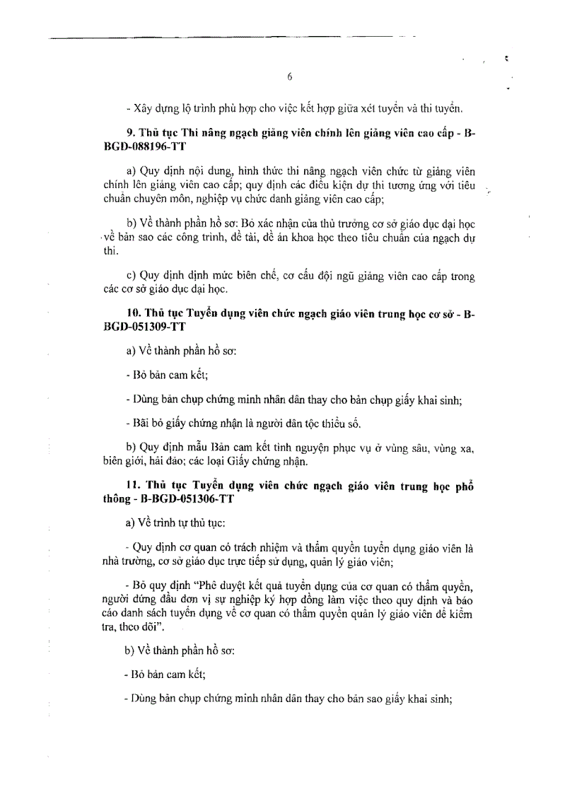 image for page NQ về đơn giản hóa thủ tục HC thuộc phạm vi chức năng của Bộ GDĐT