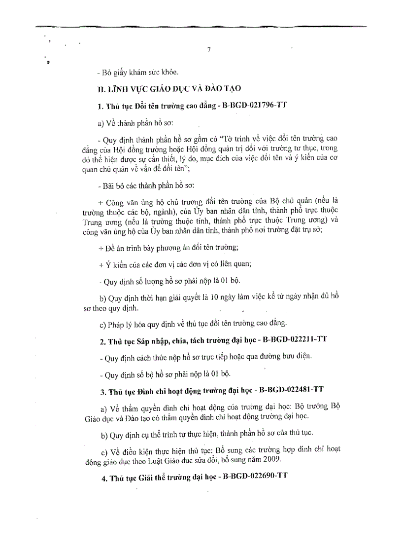 image for page NQ về đơn giản hóa thủ tục HC thuộc phạm vi chức năng của Bộ GDĐT