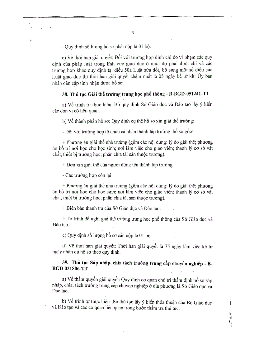 image for page NQ về đơn giản hóa thủ tục HC thuộc phạm vi chức năng của Bộ GDĐT