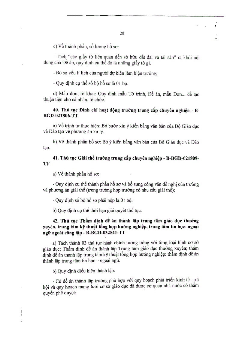image for page NQ về đơn giản hóa thủ tục HC thuộc phạm vi chức năng của Bộ GDĐT