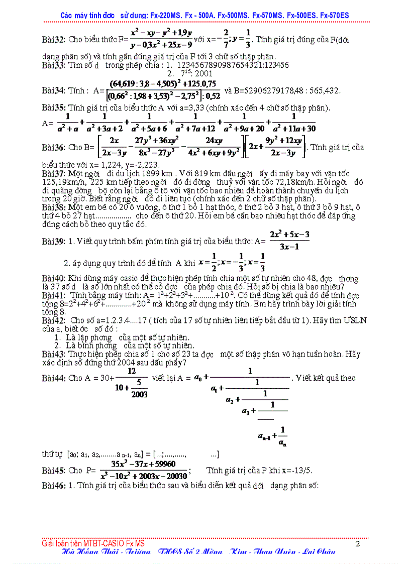 image for page On Thi MT CASIO