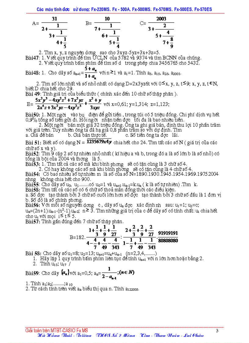 image for page On Thi MT CASIO