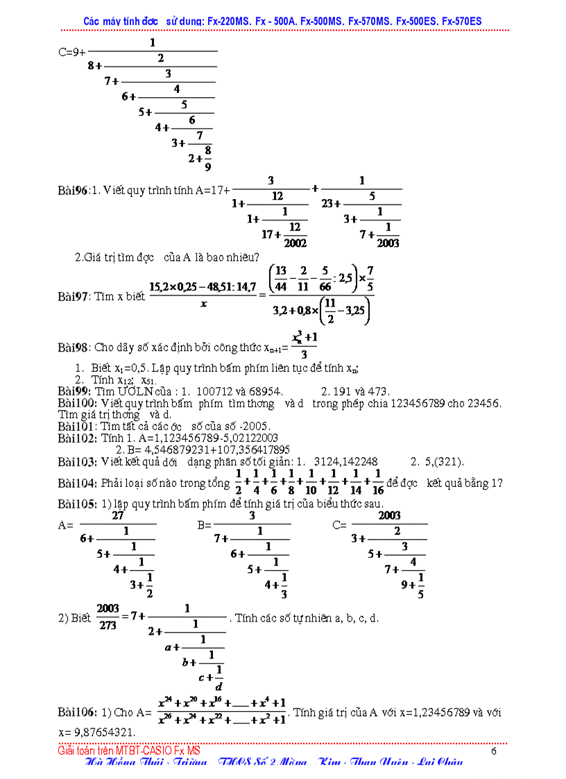 image for page On Thi MT CASIO