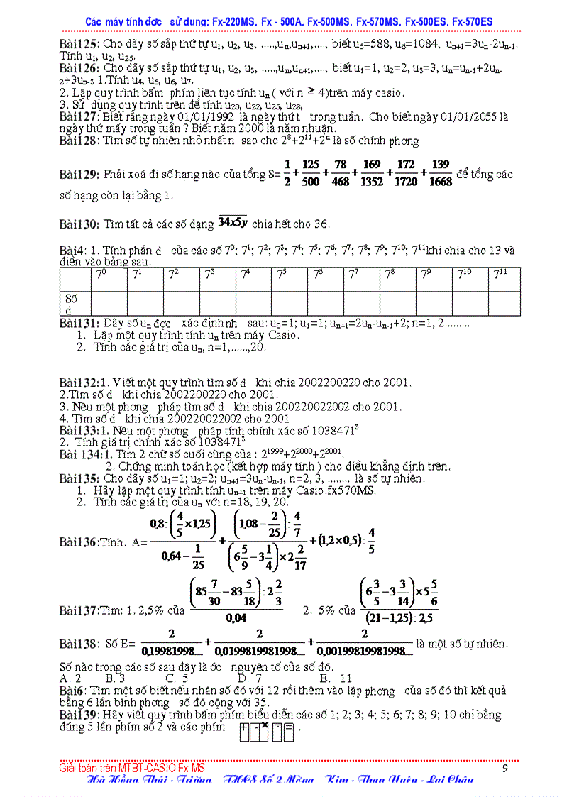 image for page On Thi MT CASIO