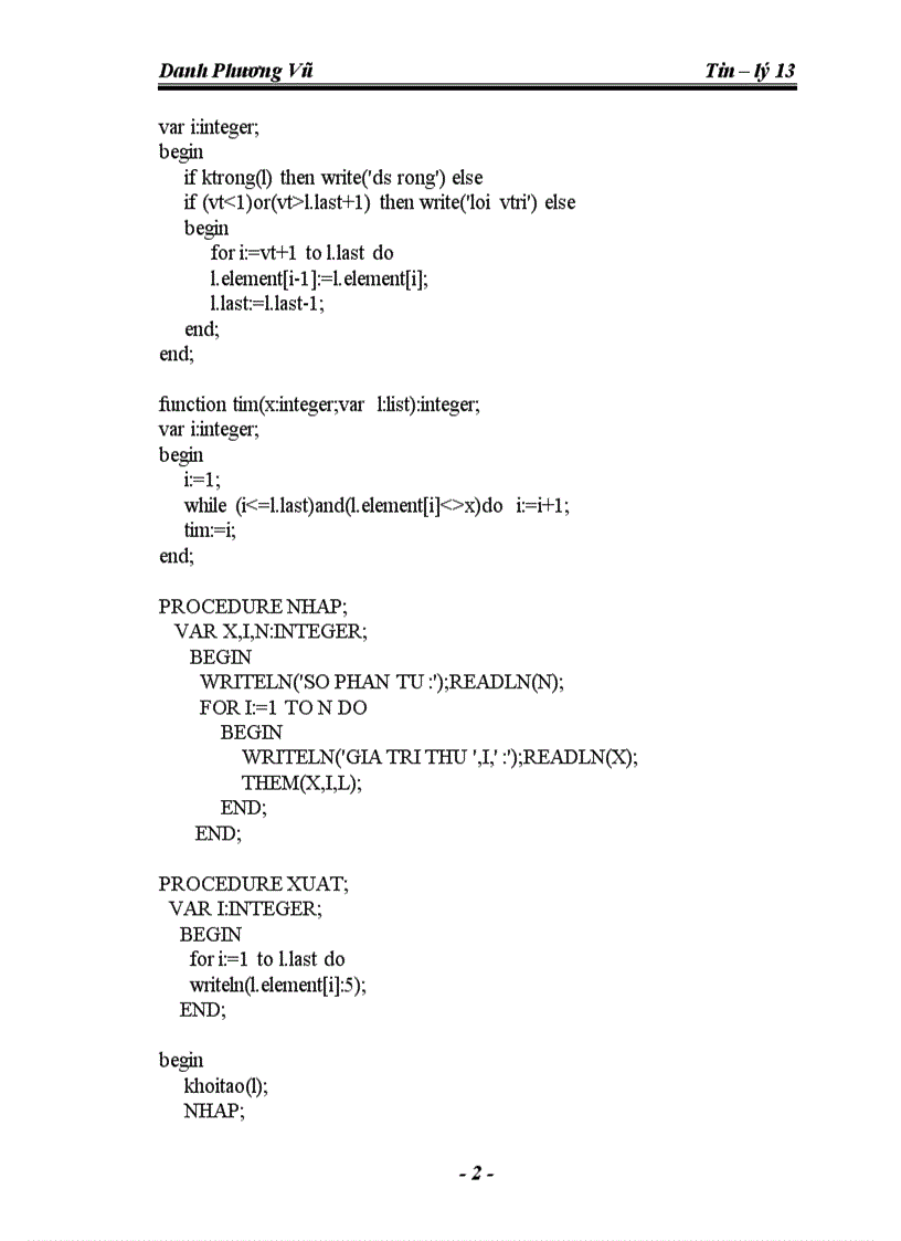 image for page Ôn Thi Pascal 2010