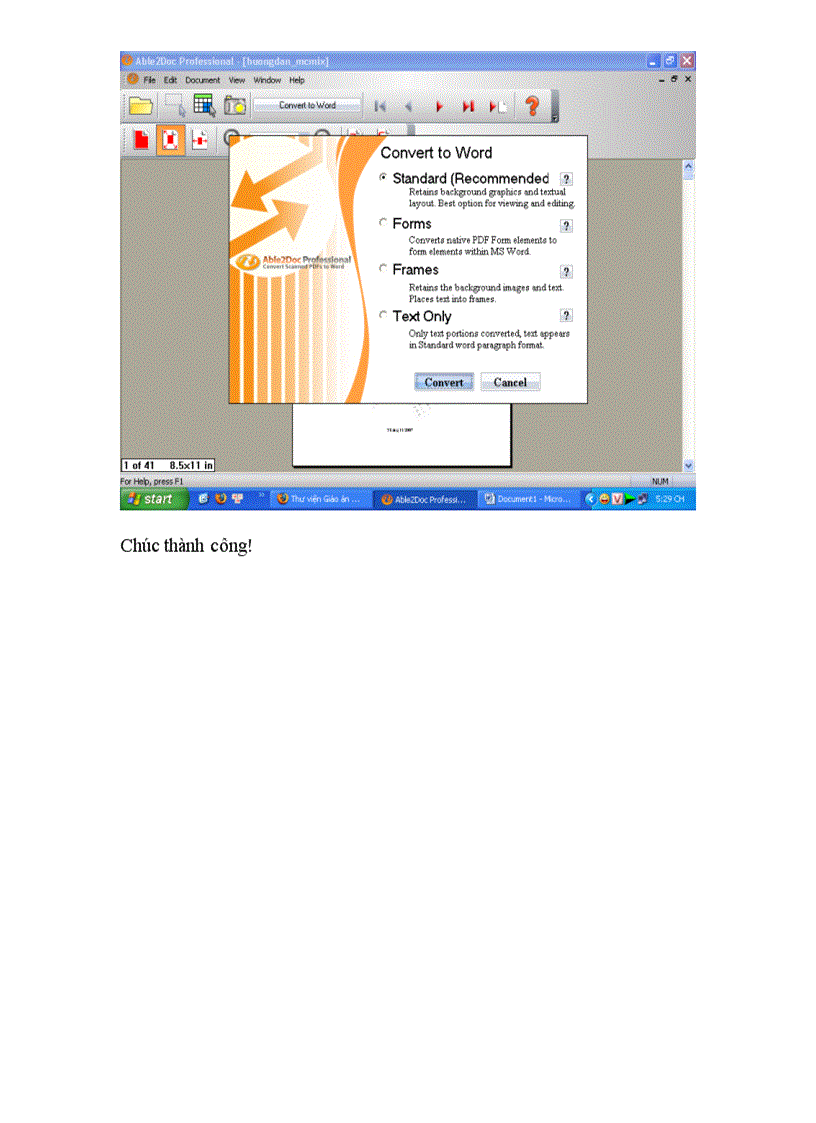 image for page Phan mem chuyen PDF sang WORD rar