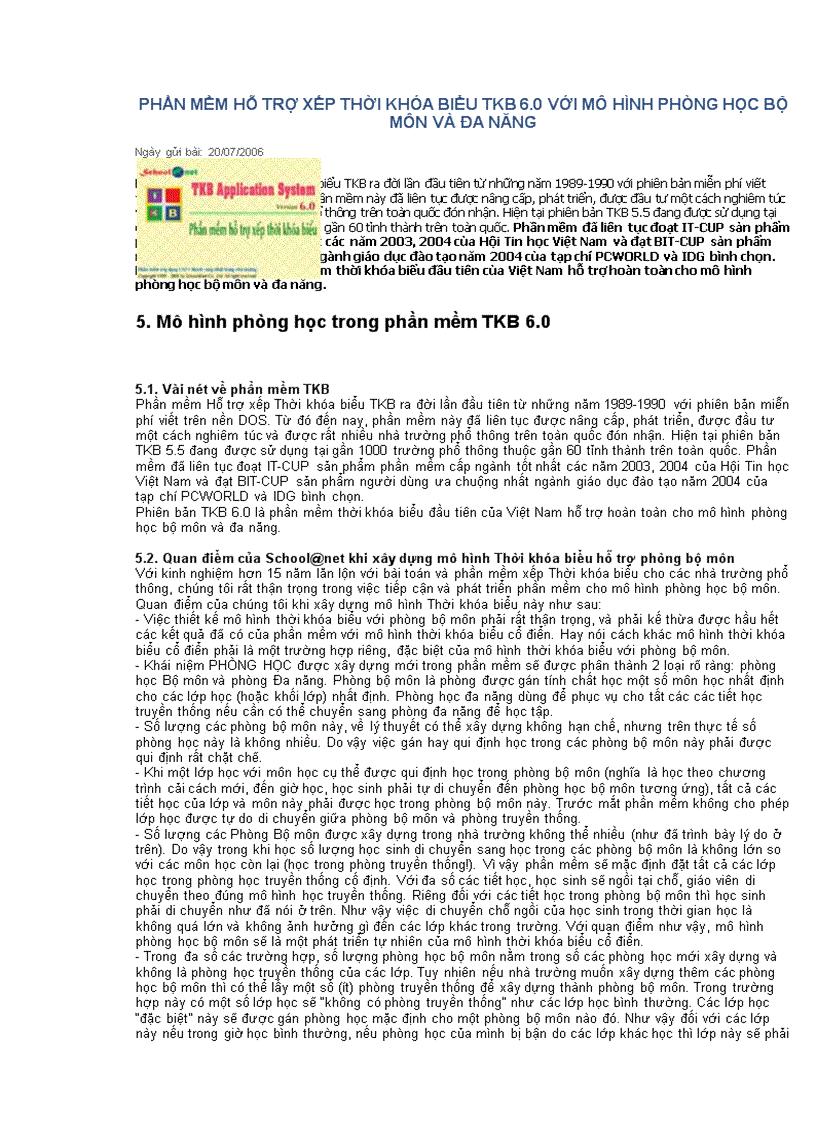 image for page Phần mềm hỗ trợ xếp thời khóa biểu tkb 6