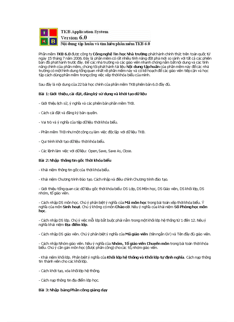 image for page Phần mềm hỗ trợ xếp thời khóa biểu tkb 6