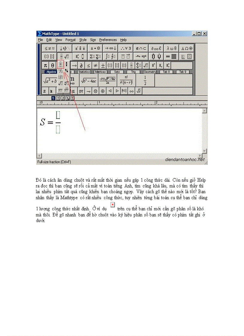image for page Phần mêmd công thức Toán Mathtype v6 0