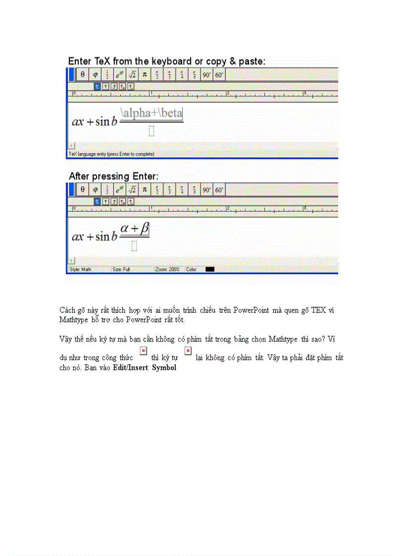 image for page Phần mêmd công thức Toán Mathtype v6 0