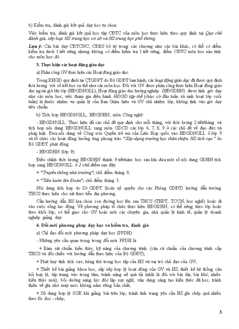 image for page Phân phối chương trình môn Địa lý