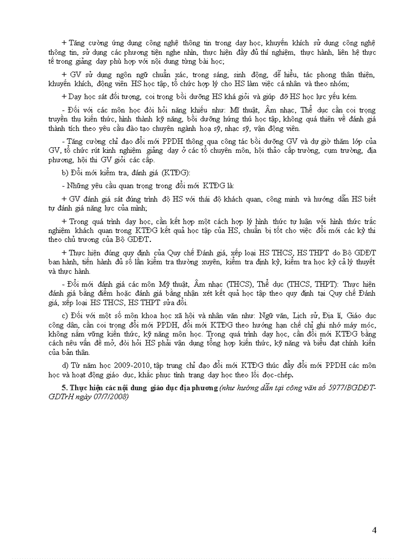 image for page Phân phối chương trình môn Địa lý