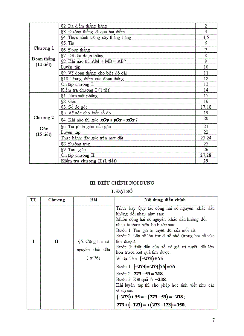 image for page Phân phối chương trình môn Toán