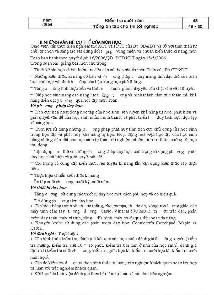 image for page Phân phối chương trình toán 12