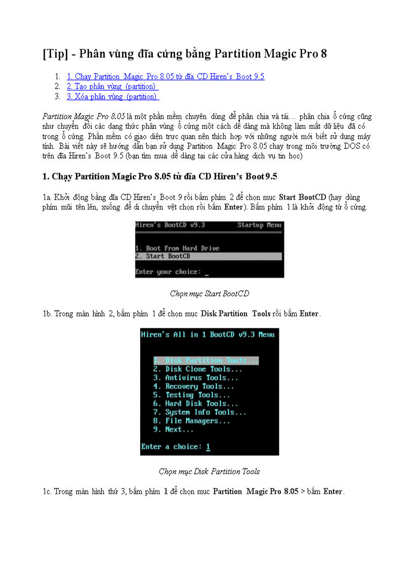 image for page Phân vùng ổ cứng