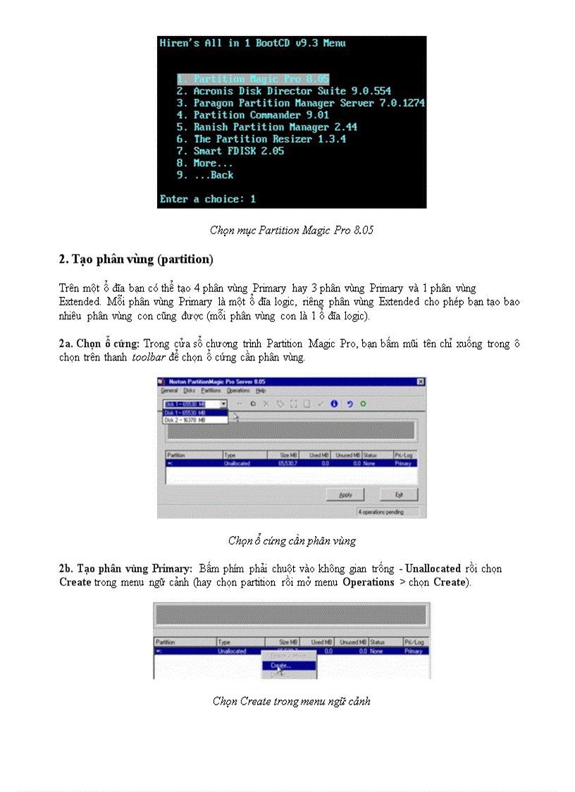 image for page Phân vùng ổ cứng