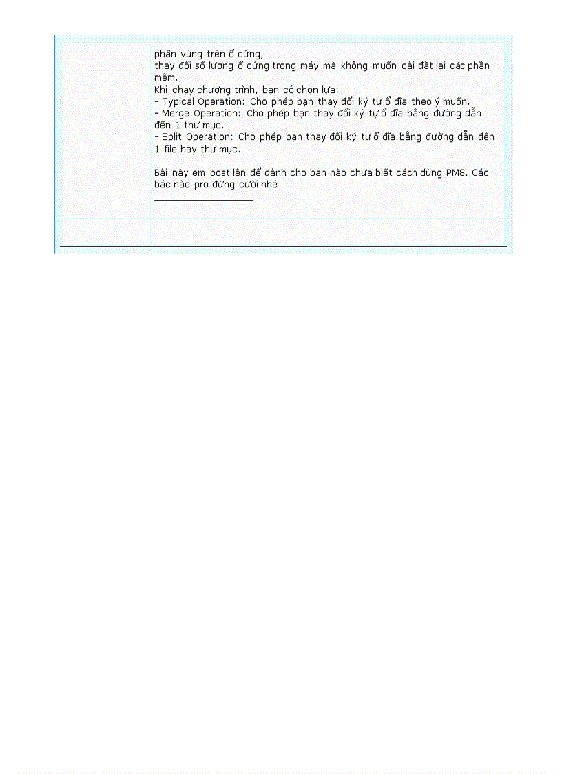 image for page Phân vùng ổ cứng