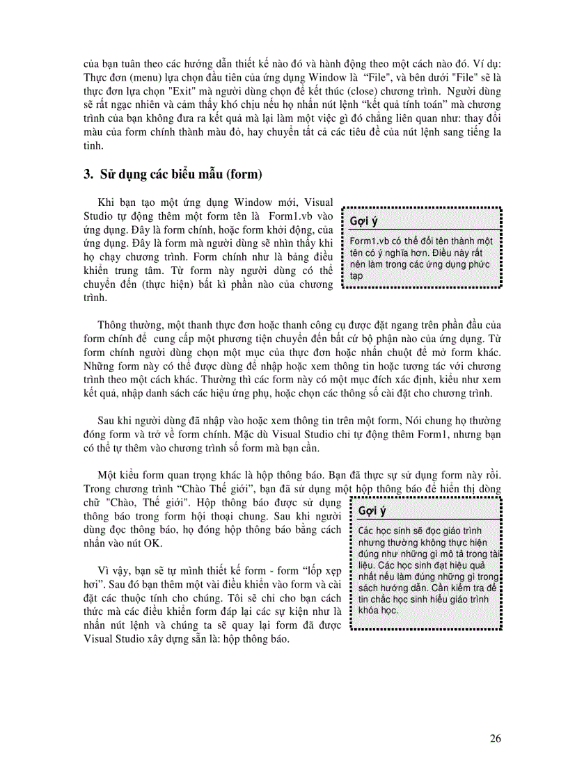 image for page Phat trien ung dung co ban voi VB NET FORMAT