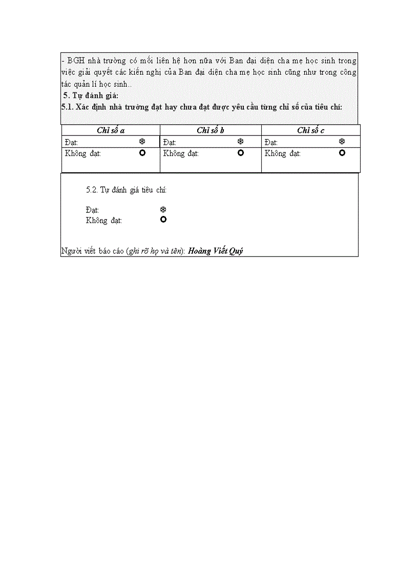 image for page Phiếu đánh giá các tiêu chí KĐCL 6 1