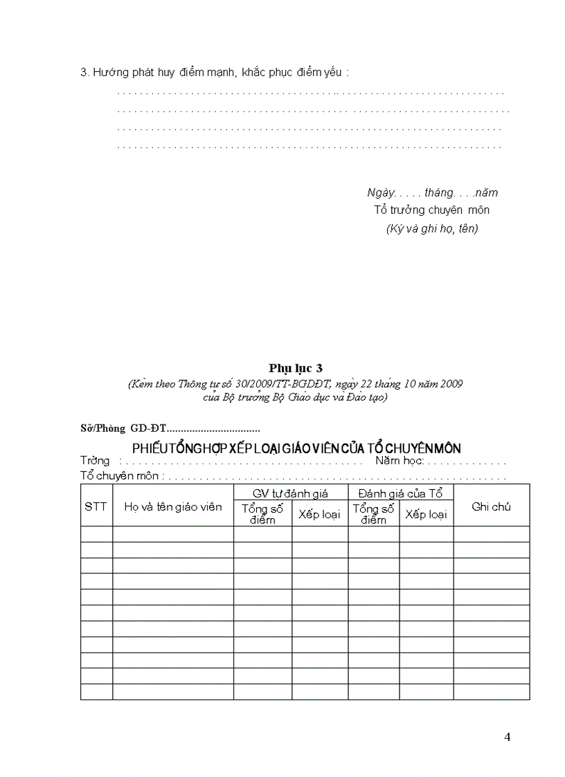 image for page Phiếu đánh giá GV chuẩn THCS THPT