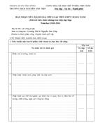 Phiếu đánh giá gv nv