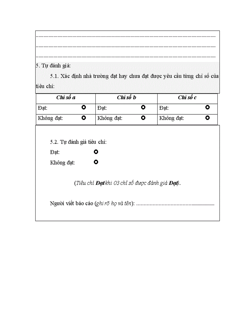 image for page Phieu danh gia tieu chuan 1 thpt