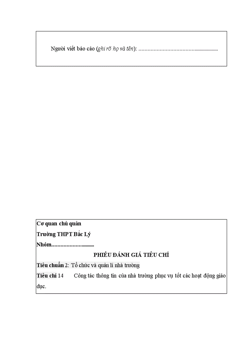 image for page Phieu danh gia tieu chuan 2 thpt