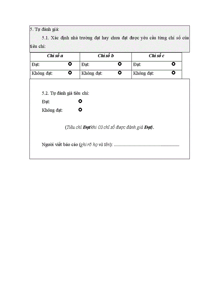 image for page Phieu danh gia tieu chuan 5 6 7 kdcl thpt