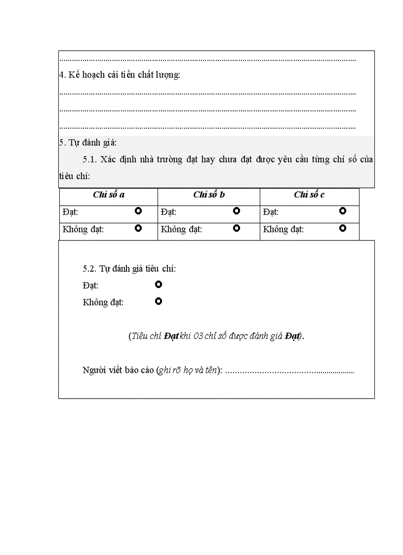 image for page Phieu danh gia tieu chuan 5 6 7 kdcl thpt