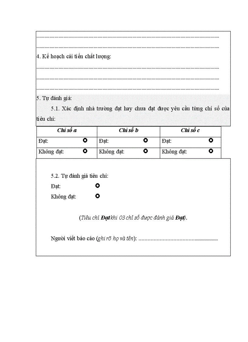 image for page Phieu danh gia tieu chuan 5 6 7 kdcl thpt