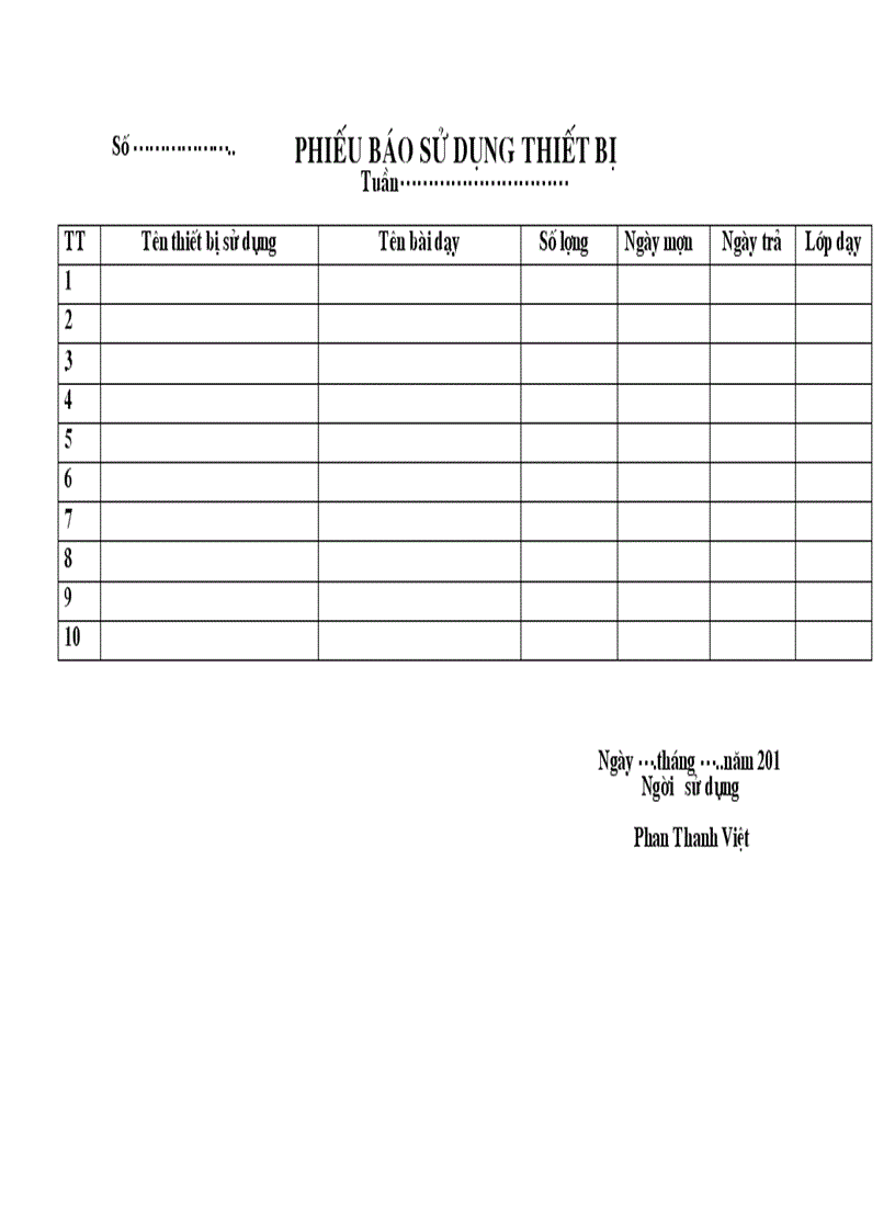 image for page Phiếu mượn thiết bị dạy học