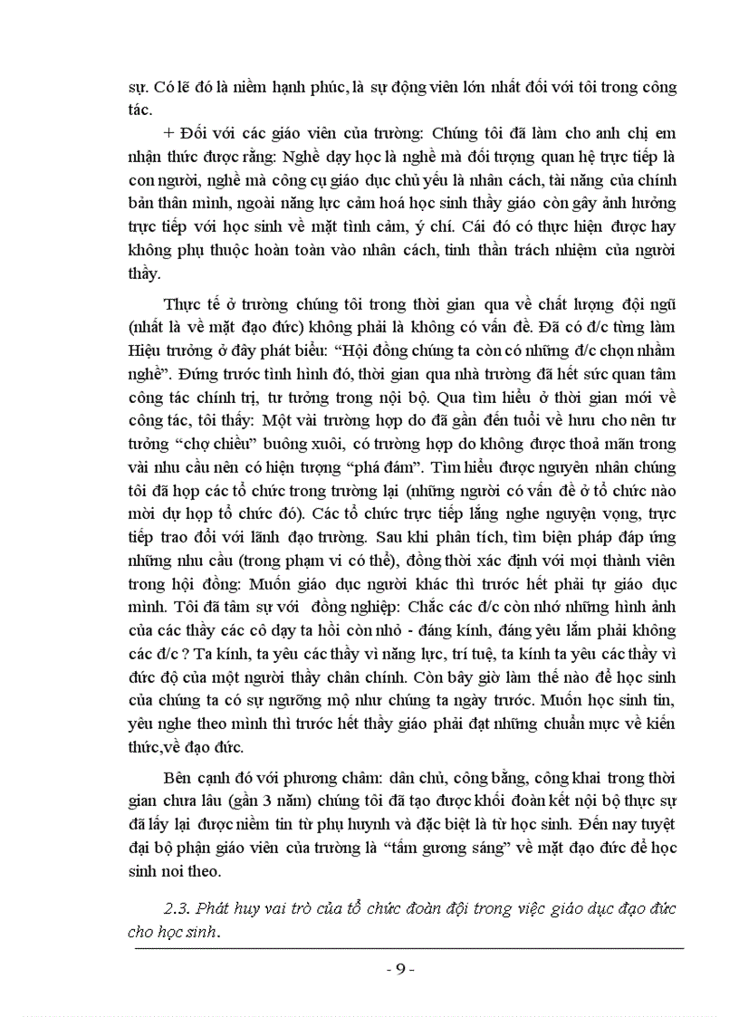image for page Phối hợp giữa gia đình và nhà trường trong việc giáo dục đạo đức học sinh ở lứa tuổi thcs