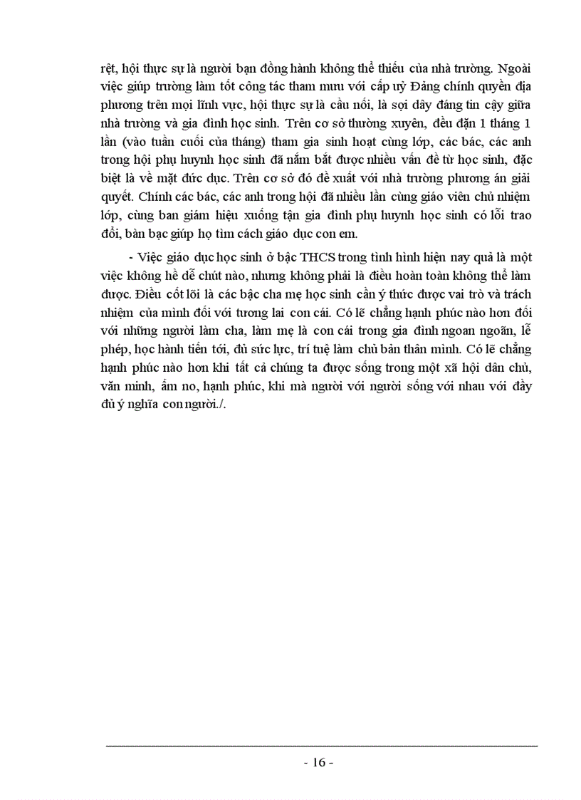 image for page Phối hợp giữa gia đình và nhà trường trong việc giáo dục đạo đức học sinh ở lứa tuổi thcs