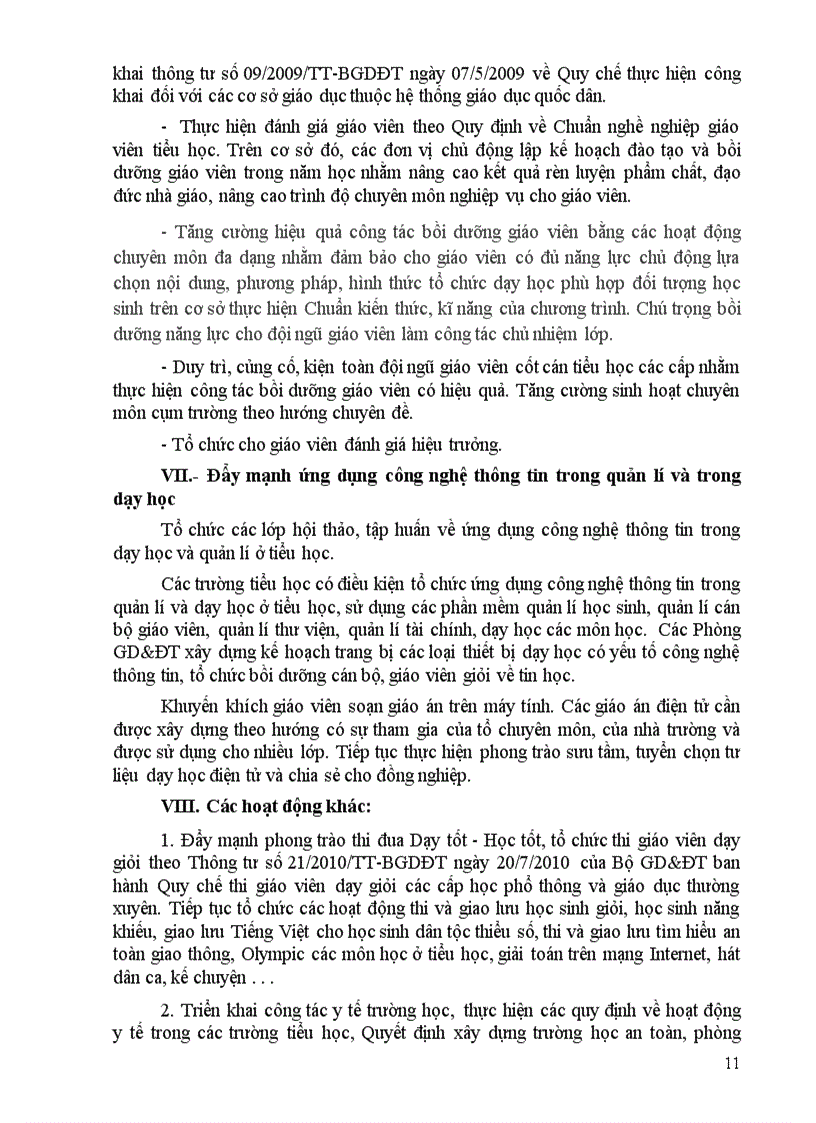 image for page Phòng GD hướng dẫn nhiệm vụ giáo dục tiểu học