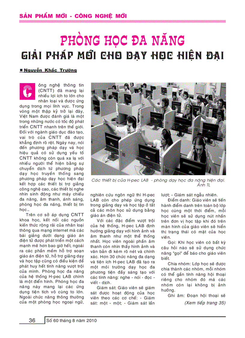 image for page Phòng Học Ngoại Ngữ