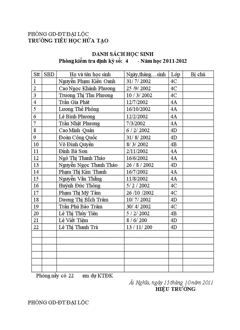 image for page Phòng thi khối 4