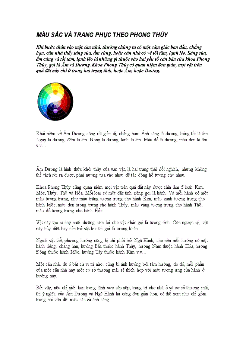 image for page Phong thủy và cuộc sống