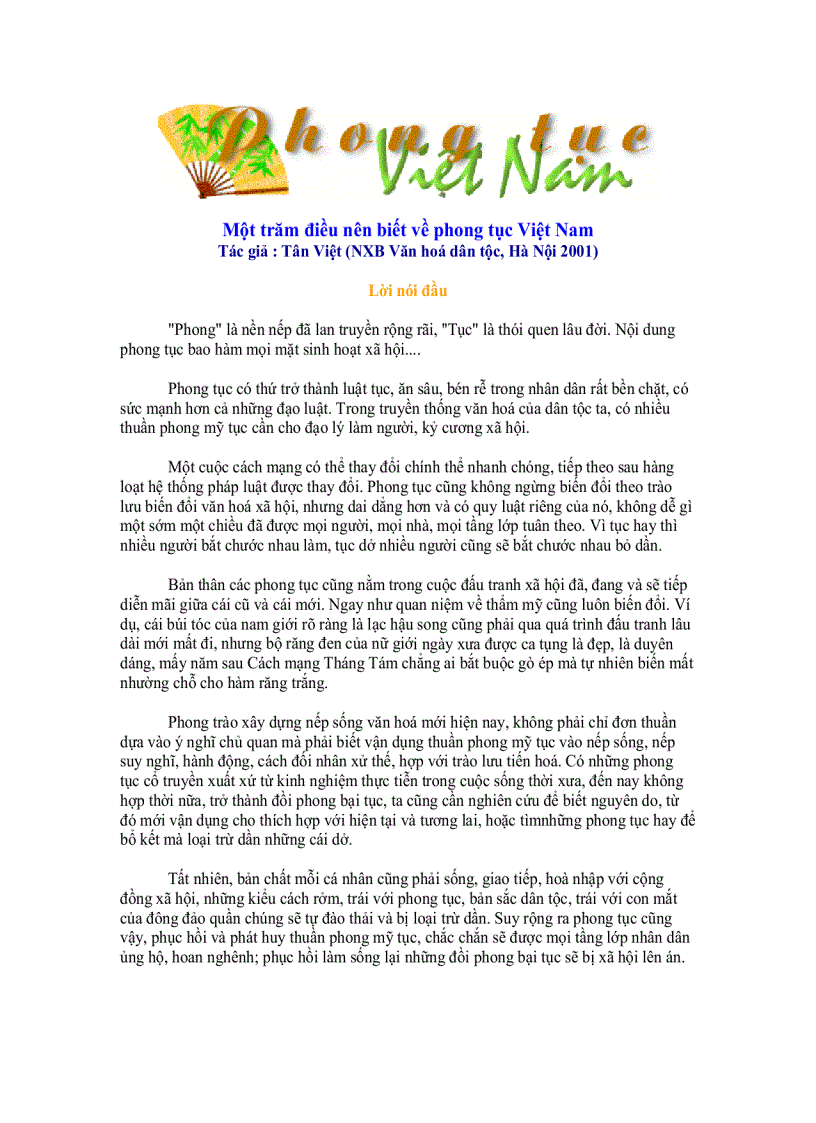 image for page Phong tục tập quán Việt Nam