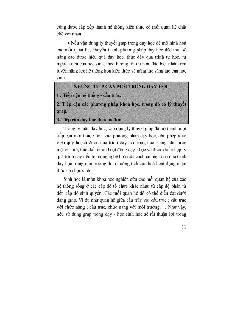 image for page Phương pháp Grap trong dạy học sinh học