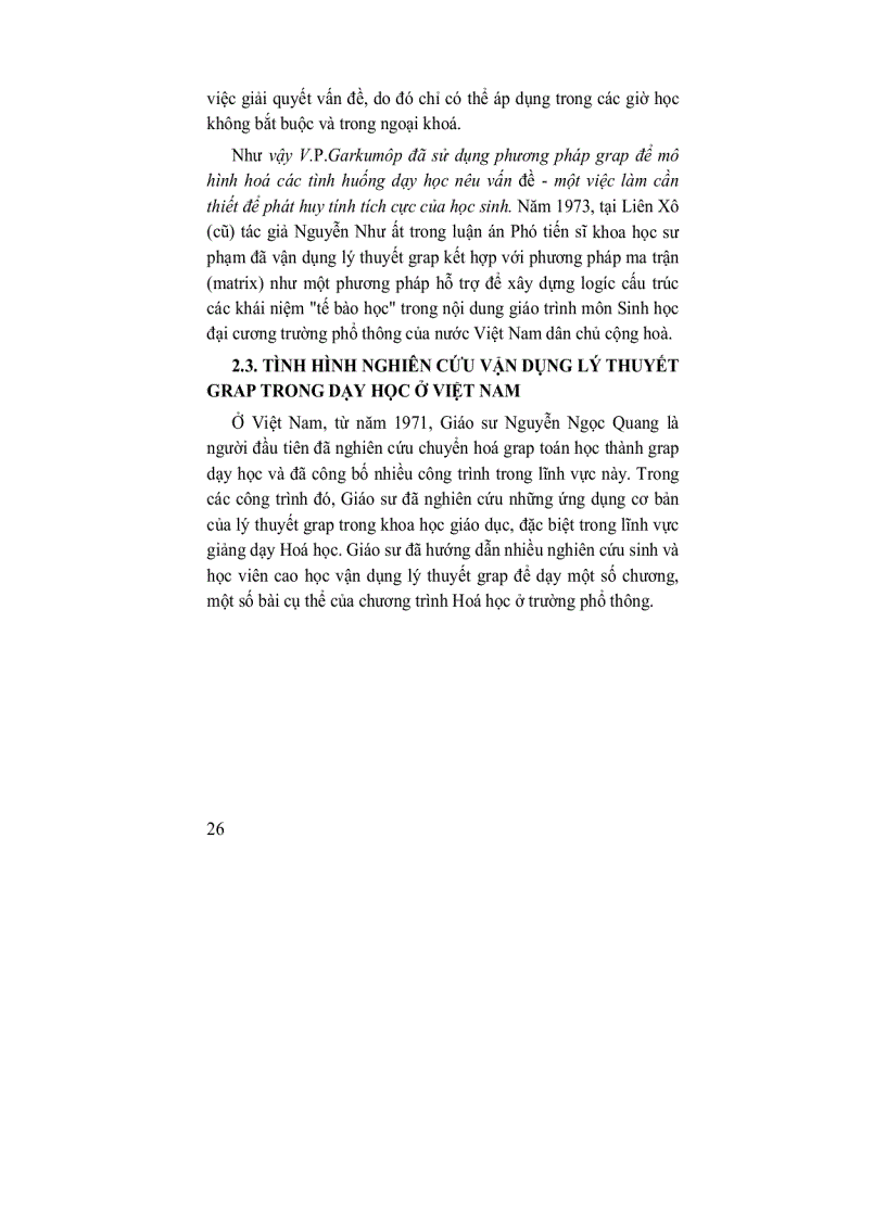 image for page Phương pháp Grap trong dạy học sinh học